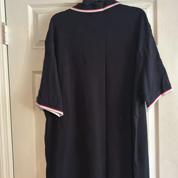 🌺Psycho Bunny Black and Red Polo Shirt Classic Design - Picture 6 of 7